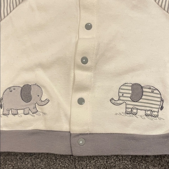 NWOT Little Me 6m Adorable Elephant Print 3 Piece Matching Set - Picture 3 of 10